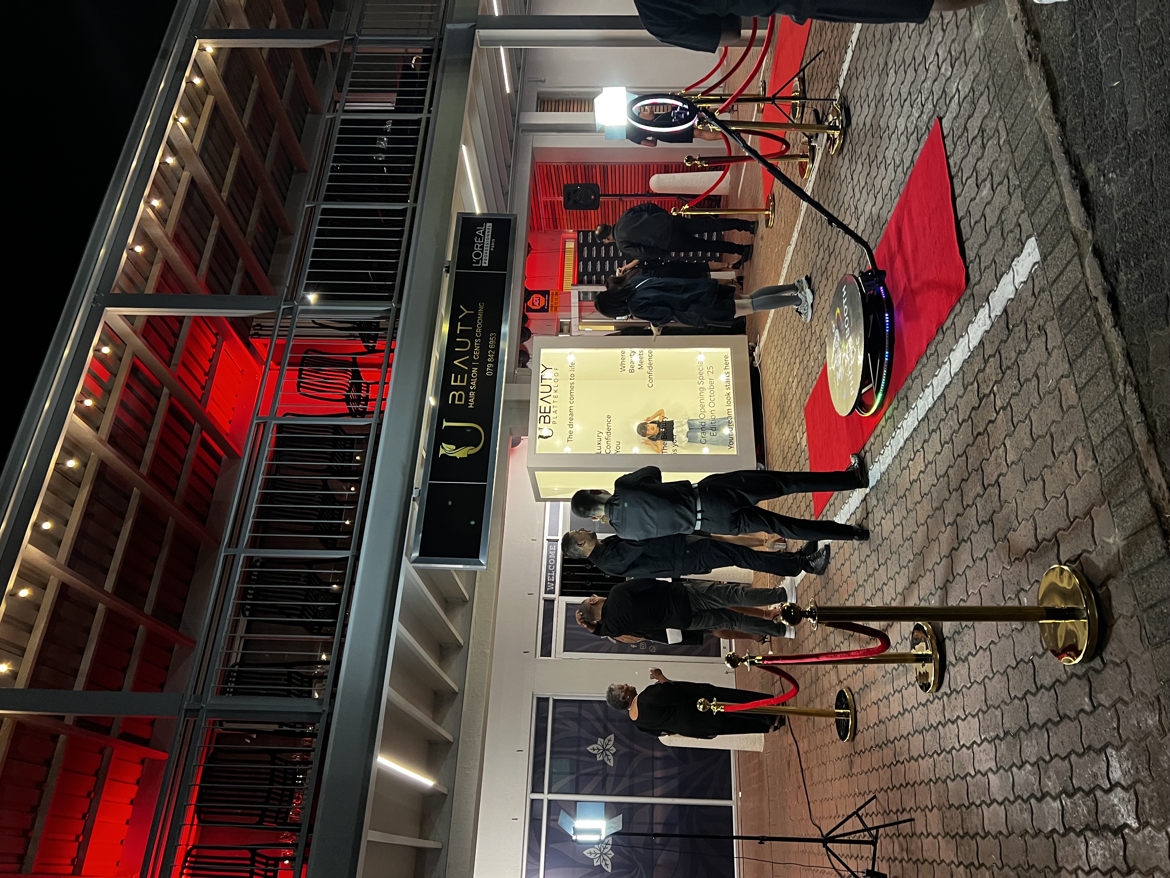 360° photobooth at party