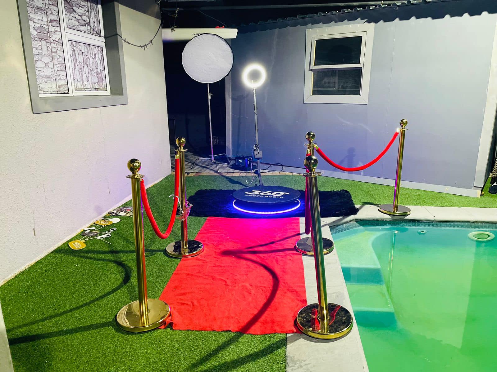 360° photobooth at corporate event