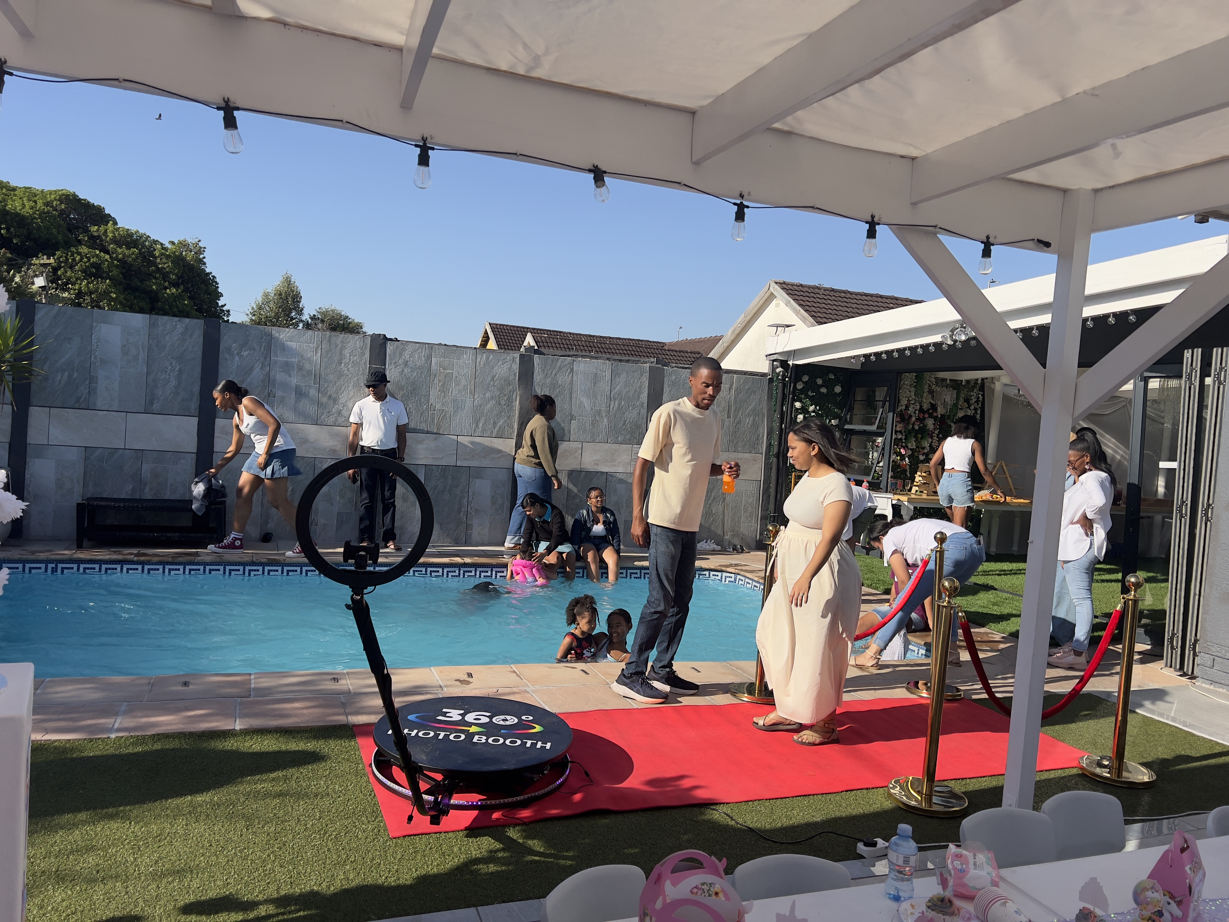 360° photobooth setup